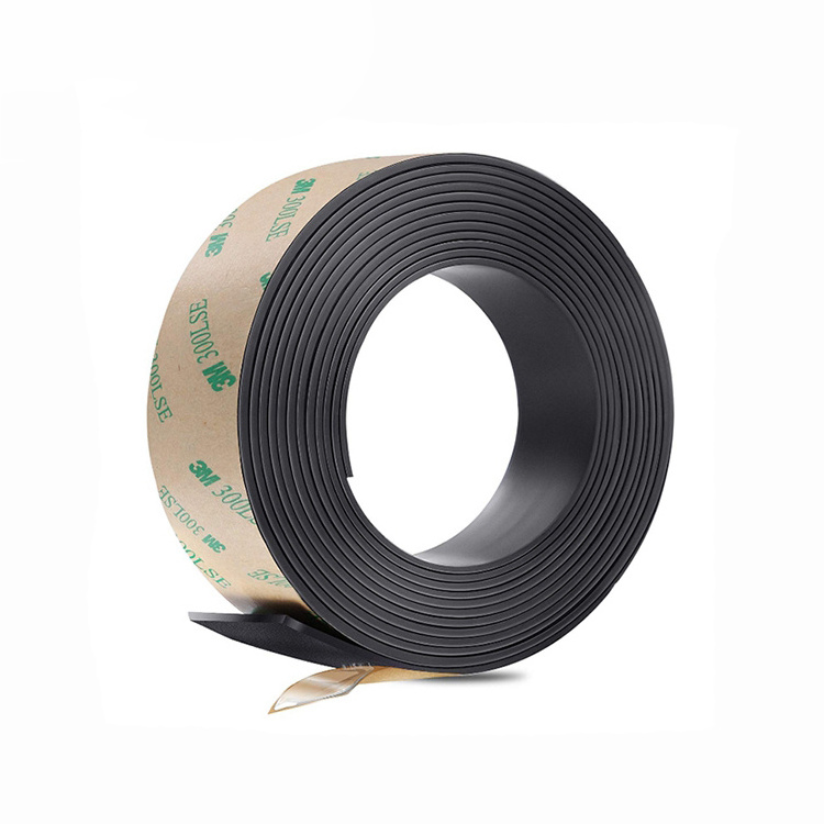 Magnetic sheet adhesive neodymium sew on tpu magnet strip,neodymium rubber sew thin magnetic strip 2mm x 13mm