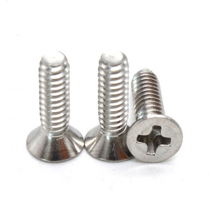 M0.6 M1 M1.6 M2 M3 M4 stainless steel phillips cheese countersunk head small mini minute machine screw