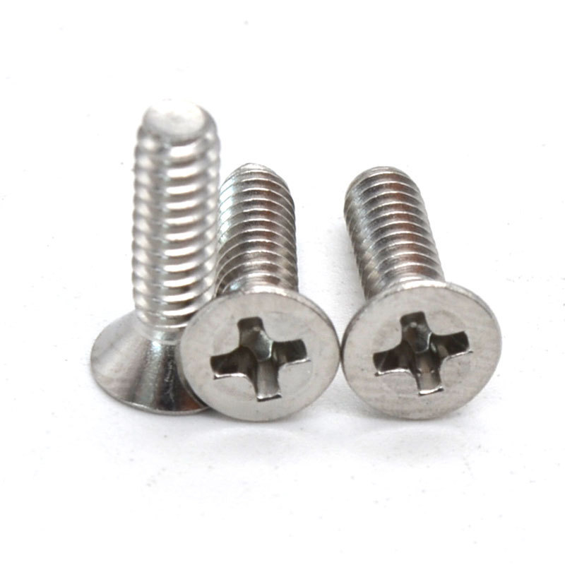 M0.6 M1 M1.6 M2 M3 M4 stainless steel phillips cheese countersunk head small mini minute machine screw