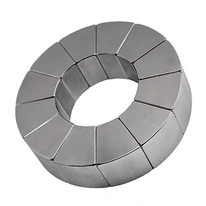 neodymium magnet n52 secment ring/ array magnet ndfeb arc magnet assembly/generator permanent magnet