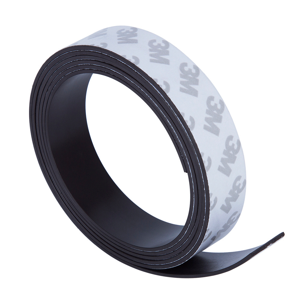 Magnetic sheet adhesive neodymium sew on tpu magnet strip,neodymium rubber sew thin magnetic strip 2mm x 13mm