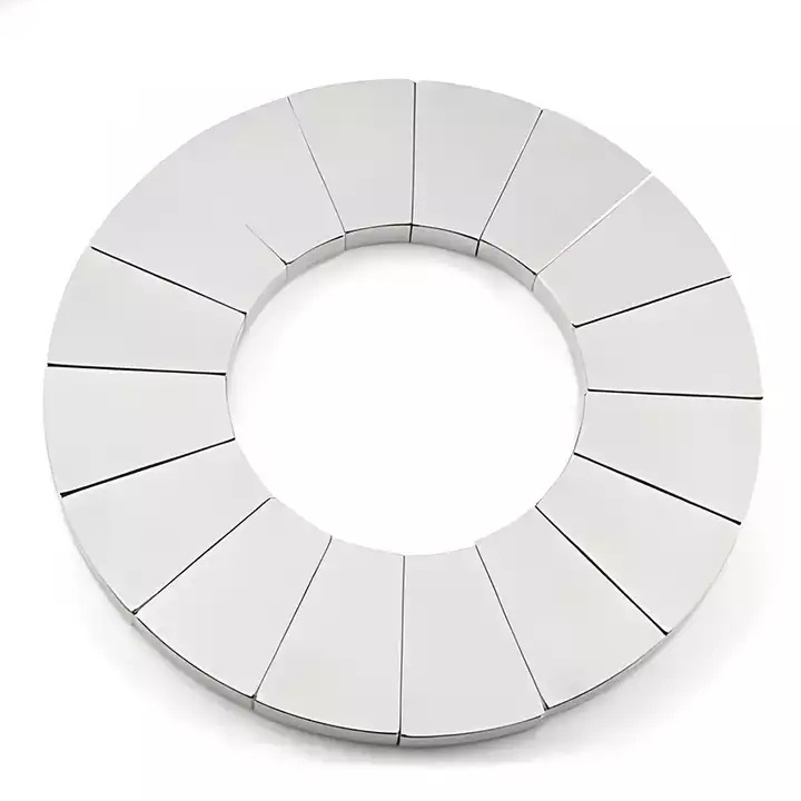 neodymium magnet n52 secment ring/ array magnet ndfeb arc magnet assembly/generator permanent magnet