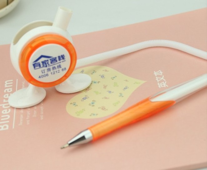 classical Plastic table  counter pen desk ballpen  for bank office