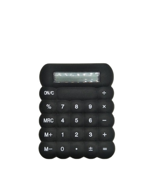 creative  portable mini 8 Digits Scientific Calculators Promotional Gift Silicone Calculator for school kinds and office