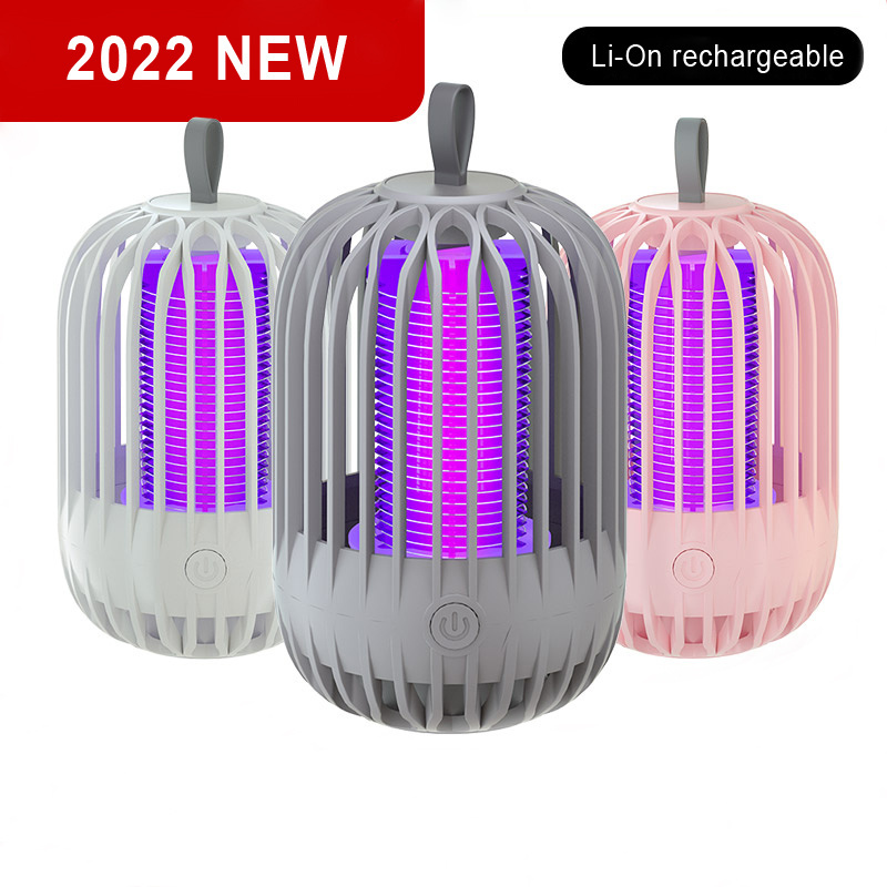 wall mounted   USB rechargeable   electric shock  mosquito  killing  trap lamp pest repellent  LED lamp bug zapper