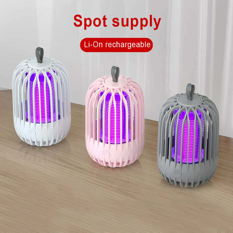 wall mounted   USB rechargeable   electric shock  mosquito  killing  trap lamp pest repellent  LED lamp bug zapper