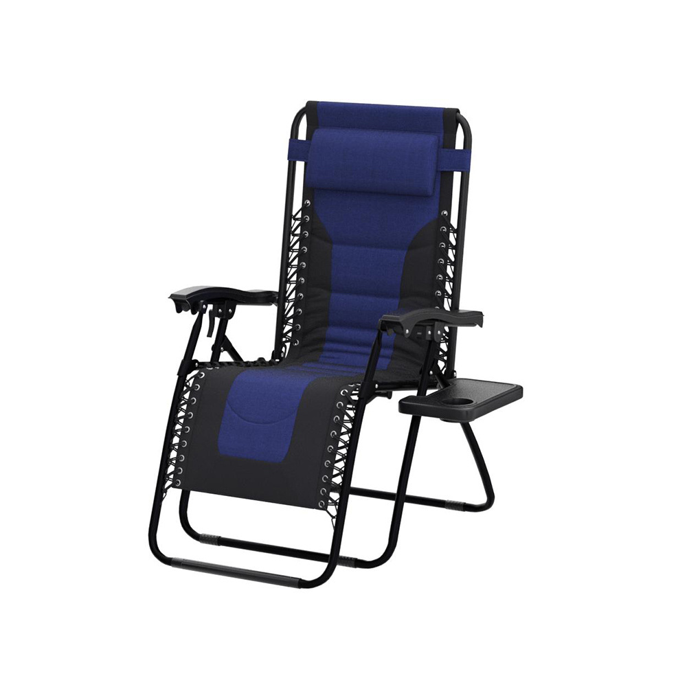 Padded Zero Gravity Lawn Chair Anti Gravity Lounge Chair Adjustable Recliner