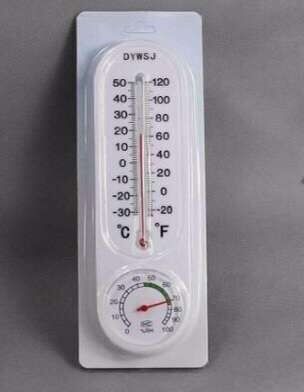 Outdoor Indoor Wall Kerosene Thermometer Key Hider