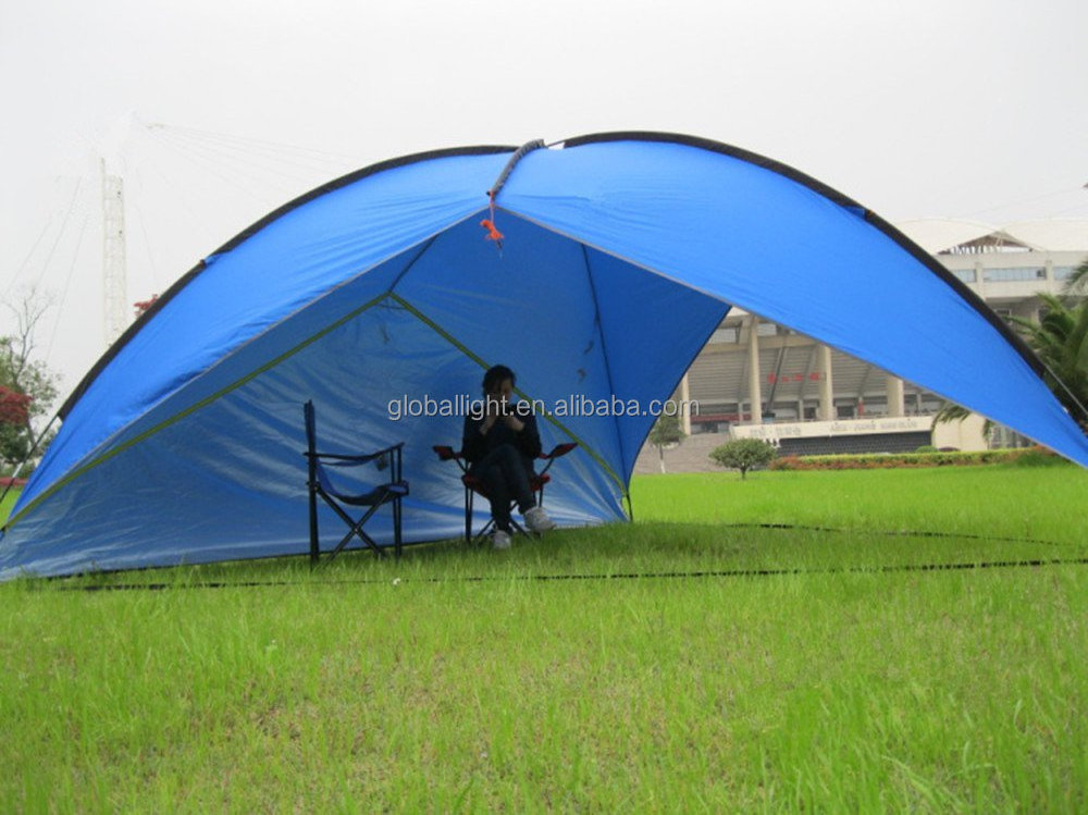 Beach Canopy Tent Large Triangular Sun Camping Party Garden Pergola