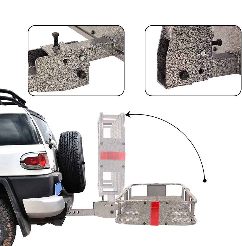 Basket Trailer Hitch Cargo Carrier 60