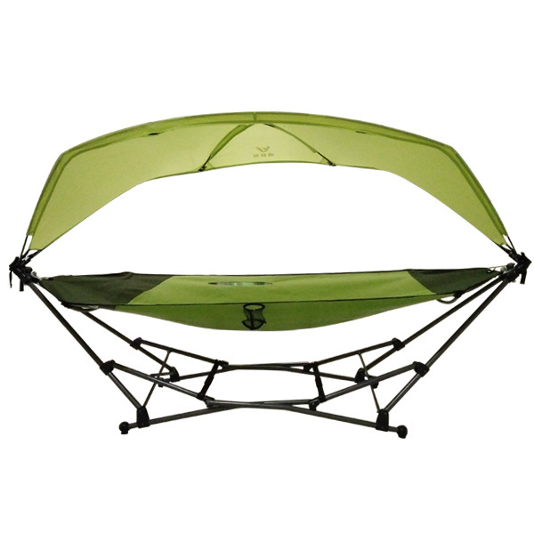 Outdoor Camping Portable Hammock With Roof Canopy