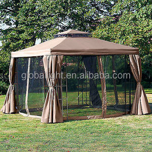 Home Garden Patio Furniture Weather-Resistant Gazebo with Mosquito Net