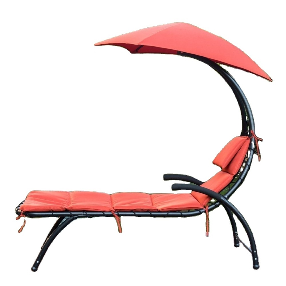 Garden Dream Chaise Lounger Chair with Sun Shade Canopy