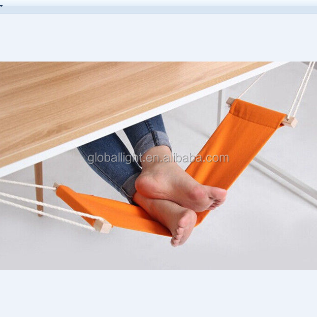 Portable Adjustable Office Foot Rest Hammock Desk Feet Hammock