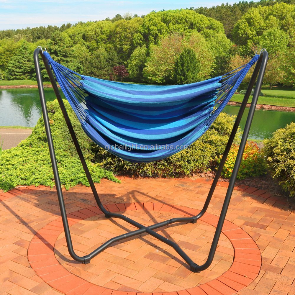 Sunset Double Cotton Fabric Hammock with Carry Bag without Stand