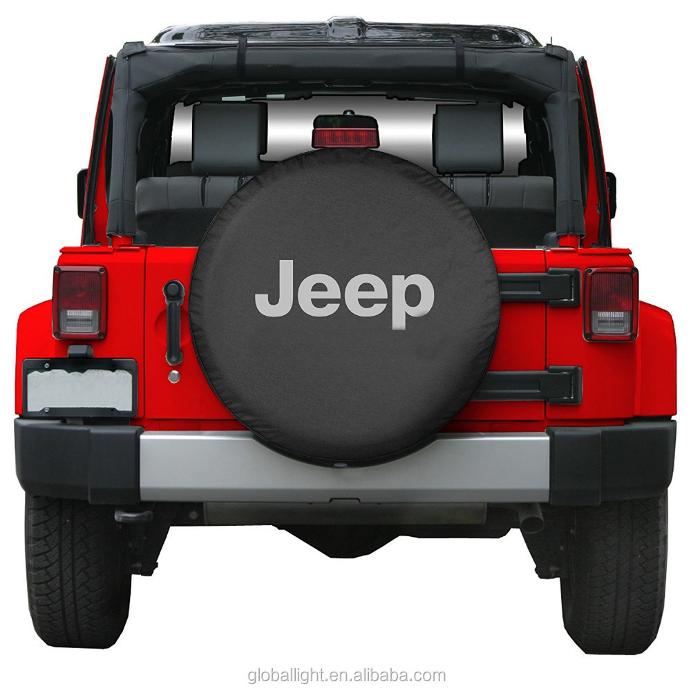 Car spare tire cover for Jeep, customized color & logo