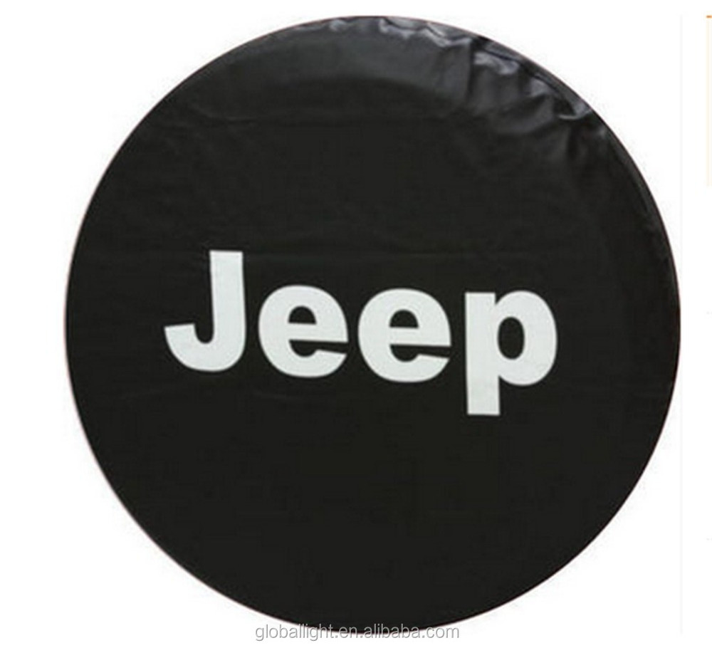 Car spare tire cover for Jeep, customized color & logo