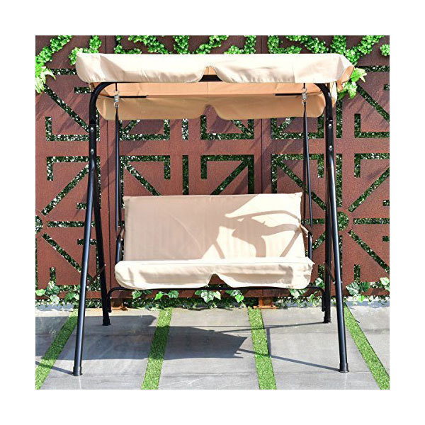 2 Person Hammock Porch Loveseat Swing Garden Bench Seat