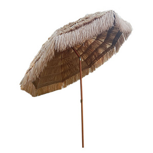 Outdoor UV Protection Grass Roof Straw Thatch Beach Umbrella