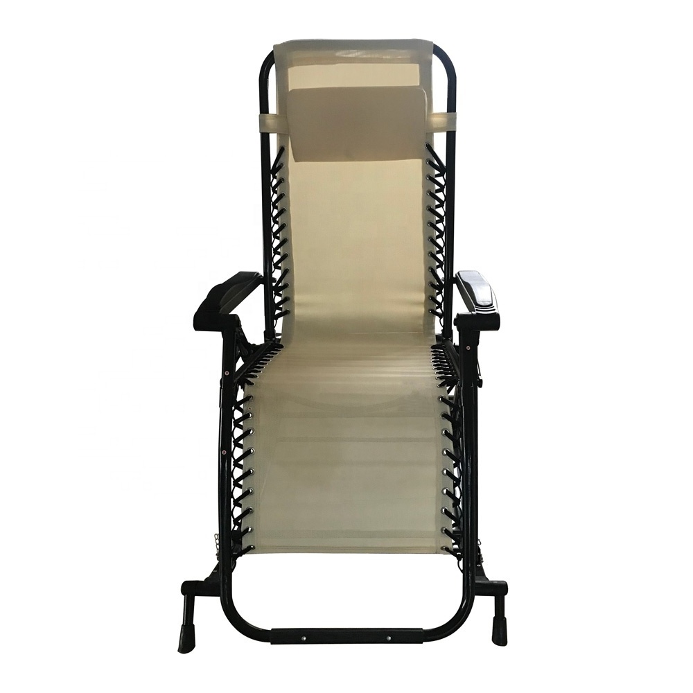 Patio Folding Rocking Zero Gravity Chair -Rocking and Stop Rocking Design