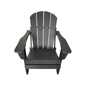 2023 Hot Sale All Weather Outdoor Patio Furniture Garden Chair Plastic Wood Adirondack Chair For Leisure With High Quality