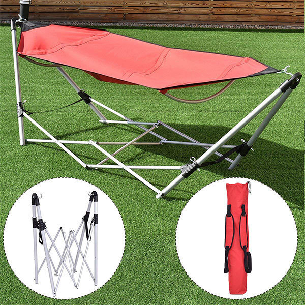 Factory Production Cheap Folding Portable Hammock With Stand