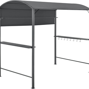 BBQ Grill Gazebo Barbecue Shelter Round Roof