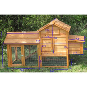 Hot Sales Fir Wood Chicken Coop