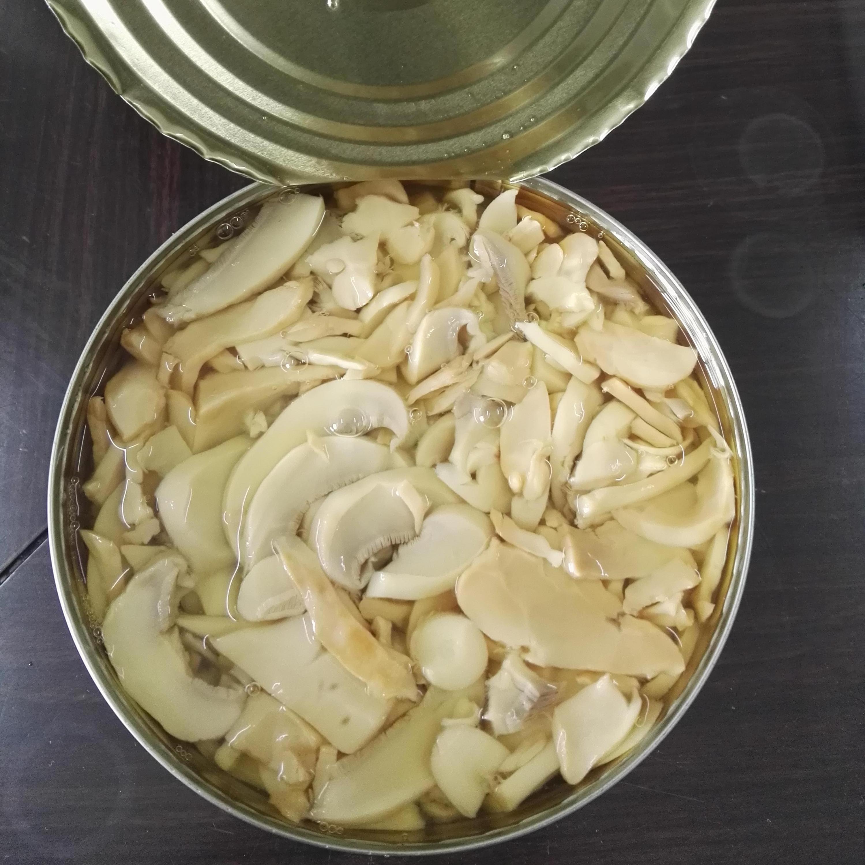 canned mixed mushrom king oyster mushroom with champignon