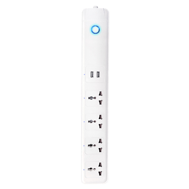 New Product Many 10A Wifi Smart Extension Universal Socket 4 Outlets and 2 USB Ports Tuya Smart Switch Power Strip