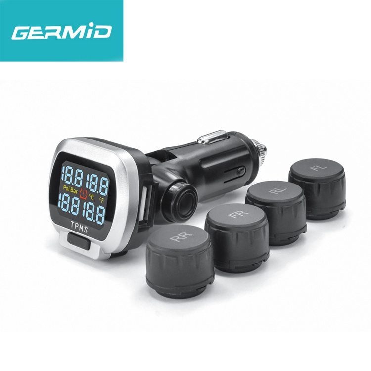 Oem Standard Tpms With Cigarette Lighter Display Truck Air Tyre Pressure Pump Monitoring