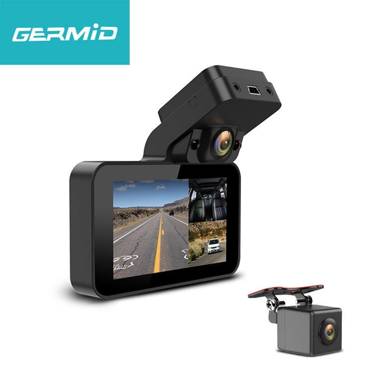 Mini Hidden Ultra - Infrared Lights Inside Camera Car Dvr Camera Live Dash Cam 3 Lens Night Vision