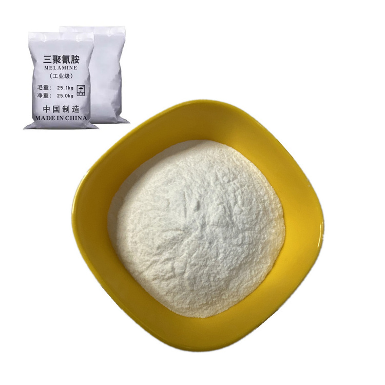 Industrial Grade melamine plate melamine dinnerware chemical 99.8% melamine powder