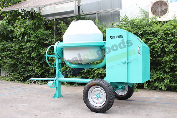 400L Mini concrete mixer great motor power two wheels four wheels good price