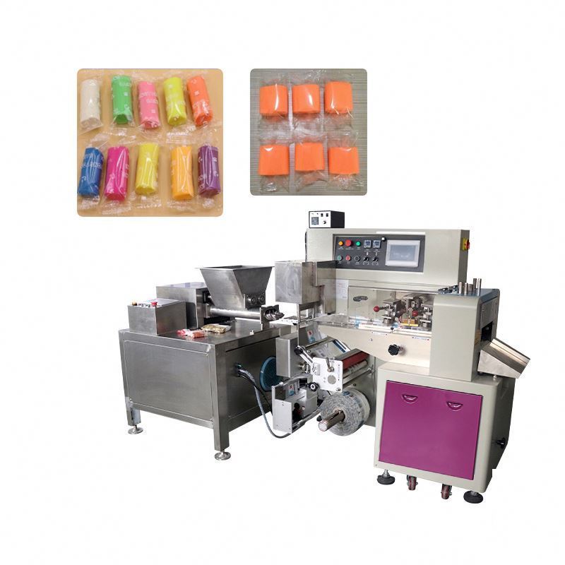 Sachet Calm Tablet Horizontal Bagging Single Dose Super Powders Automatic Play Dough Clay Fondant Extruding Packing Machine