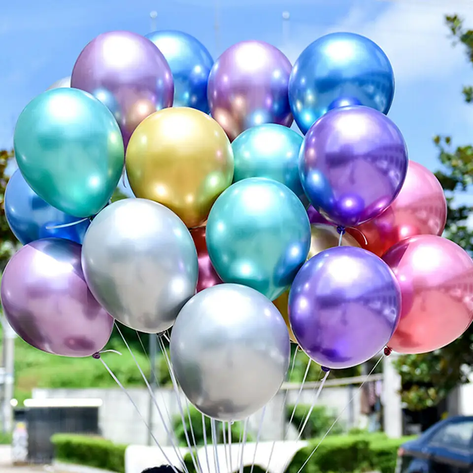 10 inch chrome  globos para fiesta  latex balloons party holiday supplies 50pcs party decoration