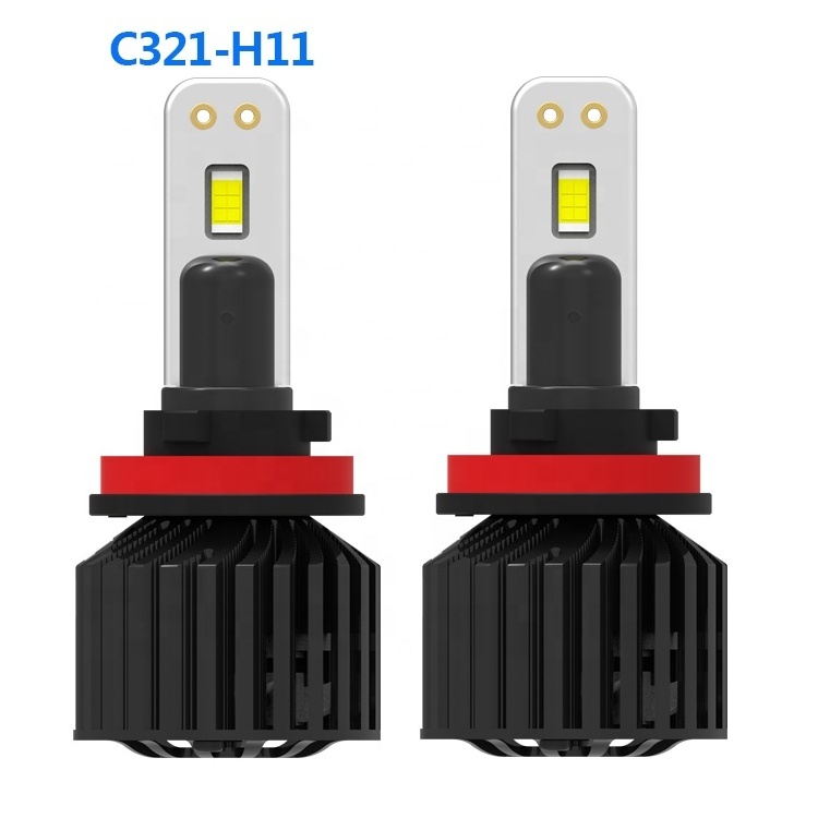 h11 led 20000LM 90W the newest and brightest lights cooper body  h11 headlight 12v canbus no error headlight led h11