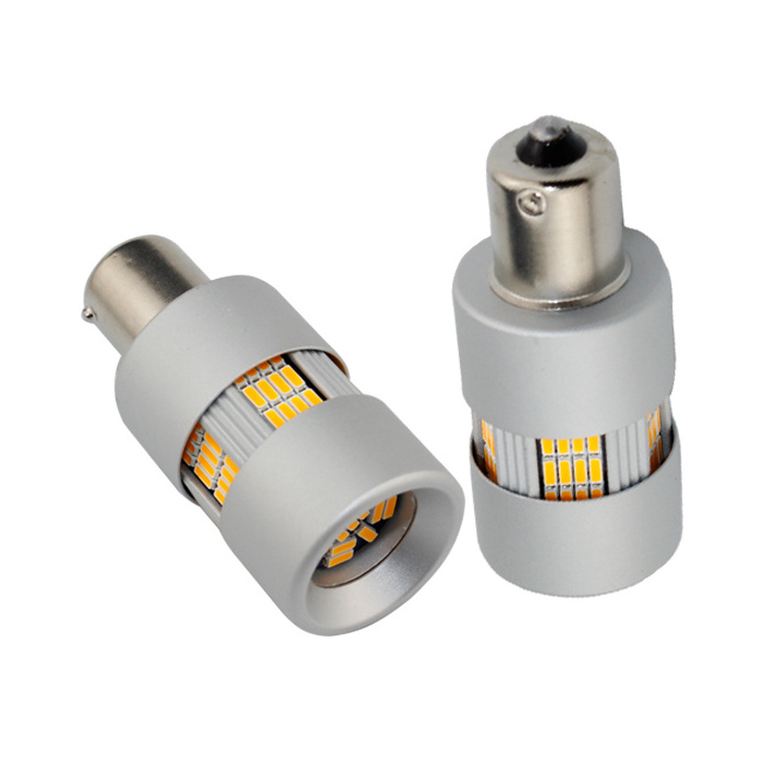 t20 PY21W BAU15S 4014smd AMBER 21W Halogen lamp led replacement bulb Canbus led car turning light