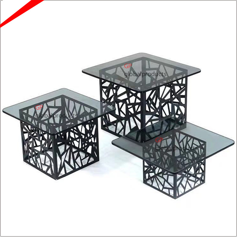 wedding decor buffet riser restaurant banquet tabletop decor round food display buffet stand fruit display stand