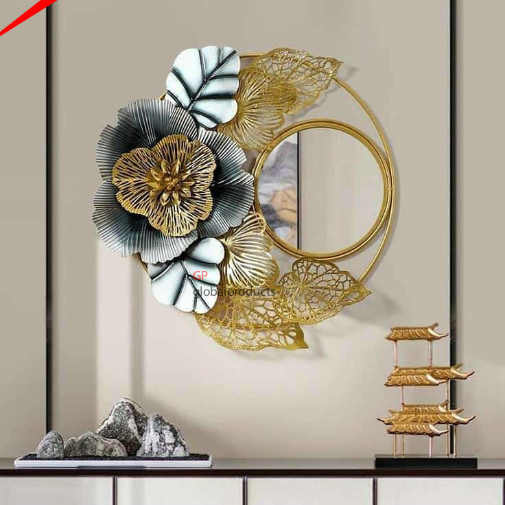 most beautiful tree shaped metal gold butterfly design wall decor for hotel home restaurant decoration