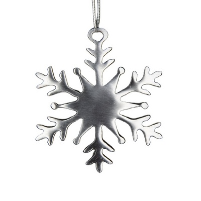 modern Snowflake Christmas iron Ornament Xmas Tree Hanger Garland Making Decorations Christmas tree