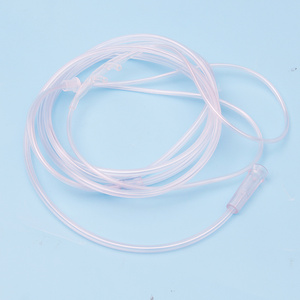 Disposable Soft Medical Nasal Cannula Oxygen Tube With Standard Prongs And Tube