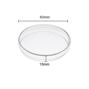 Processing 60mm 90mm Glass Bottom Cell Culture Quartz Square Cylinder Petri Dish