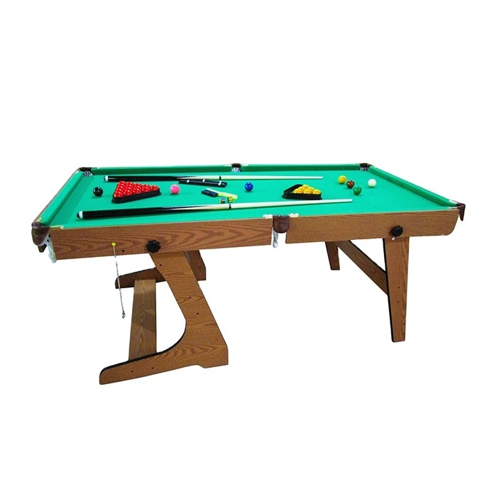 Folding Billiard Table Snooker Table 6ft Pool Table With Folding Leg