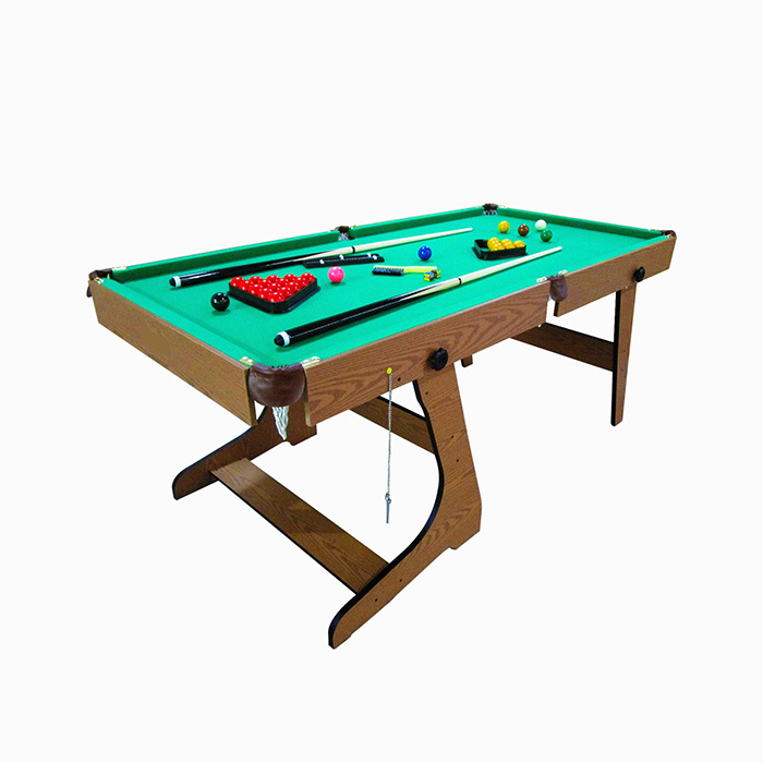 Folding Billiard Table Snooker Table 6ft Pool Table With Folding Leg