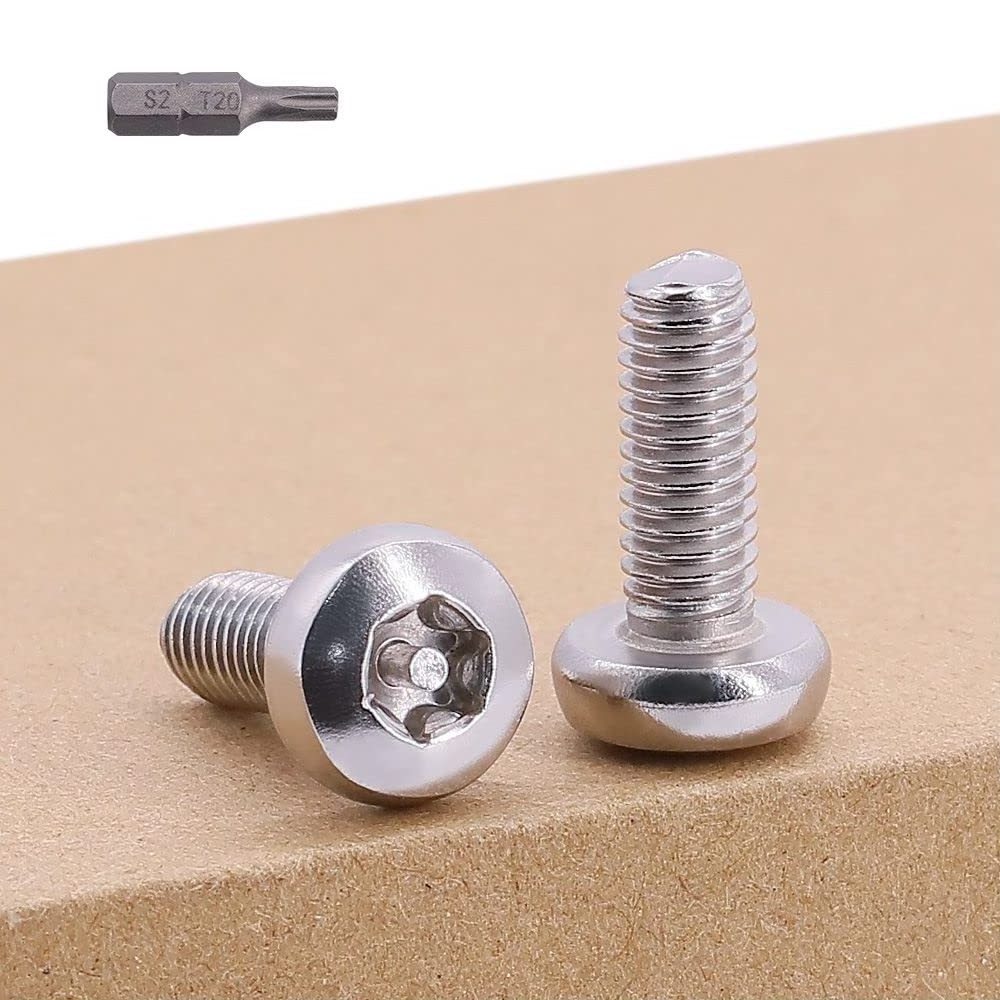 304 Stainless Steel GB2672 Full Thread Tamper Resistant Screw Pan Head Torx Security Machine Screws Bolts