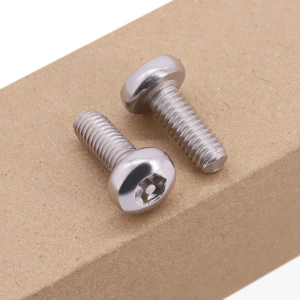 304 Stainless Steel GB2672 Full Thread Tamper Resistant Screw Pan Head Torx Security Machine Screws Bolts