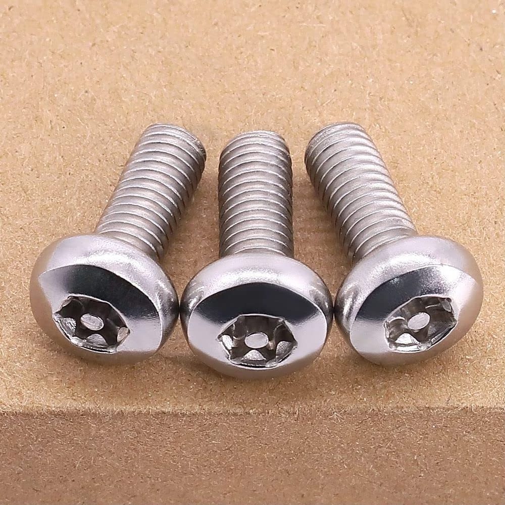 304 Stainless Steel GB2672 Full Thread Tamper Resistant Screw Pan Head Torx Security Machine Screws Bolts