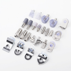 Thickened Glass Laminated Plate Wardrobe Furniture Shelf support  Pins for Wine Cabinet Connectors Supports Accessories