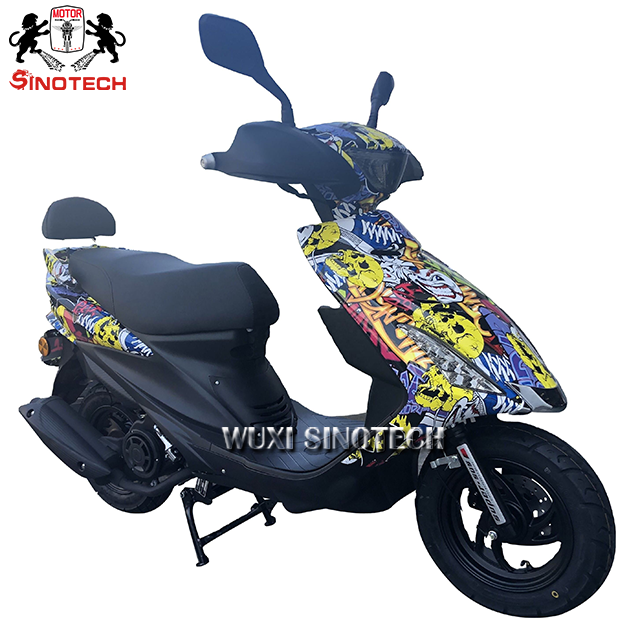 China Factory Price V150 Gas Scooters 125cc 150cc Petrol Fuel Motorbike Motorcycle Gasoline Scooter